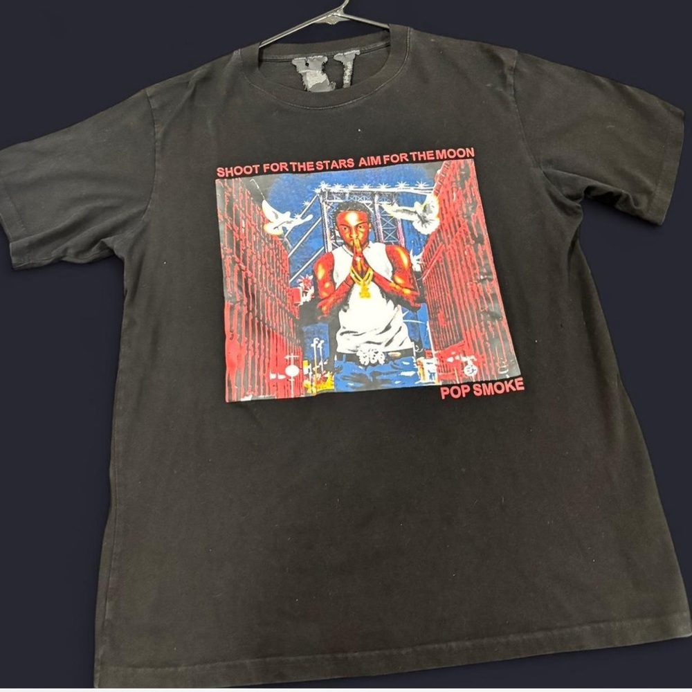 Pop Smoke x Vlone City Tee Graphic T-Shirt